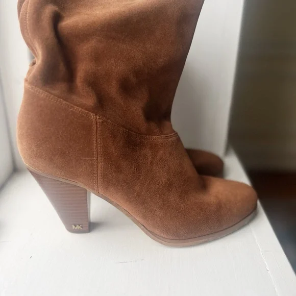 Michael Kors Divia Suede Ankle Boot - Picture 2 of 3
